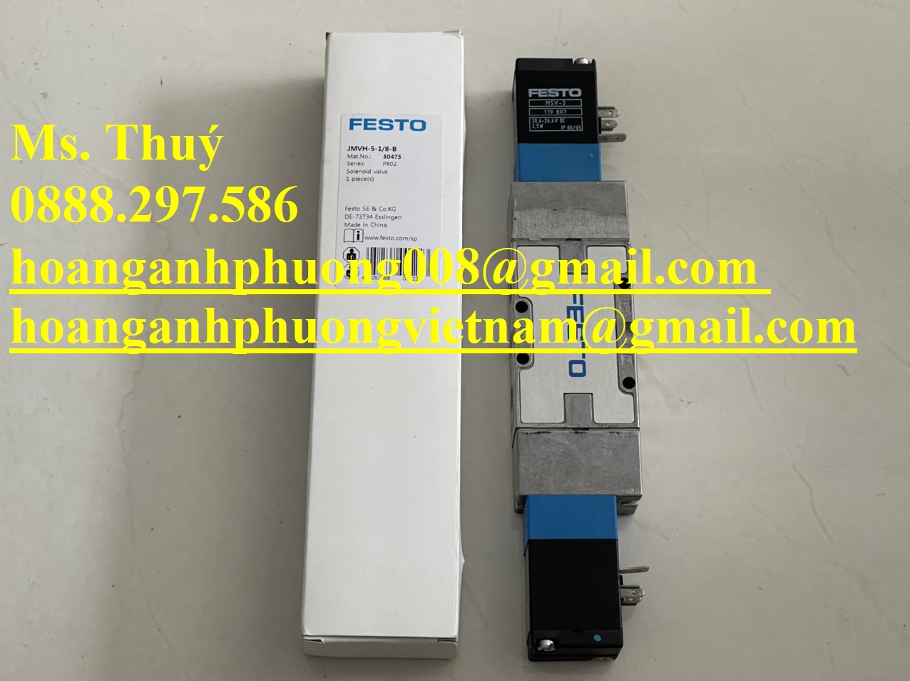 Festo JMFH-5-1/8-B - Van điện từ - Phân phối toàn quốc